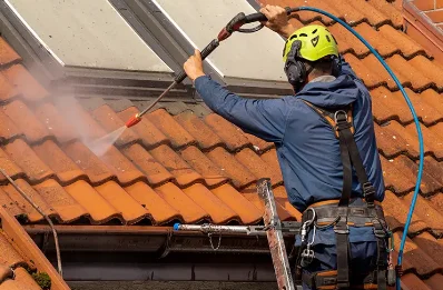 Démoussage et hydrofuge de toiture à Ségalassière
